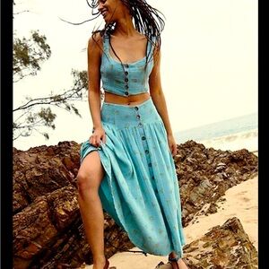 NWOT FREE PEOPLE SKIRT SET
